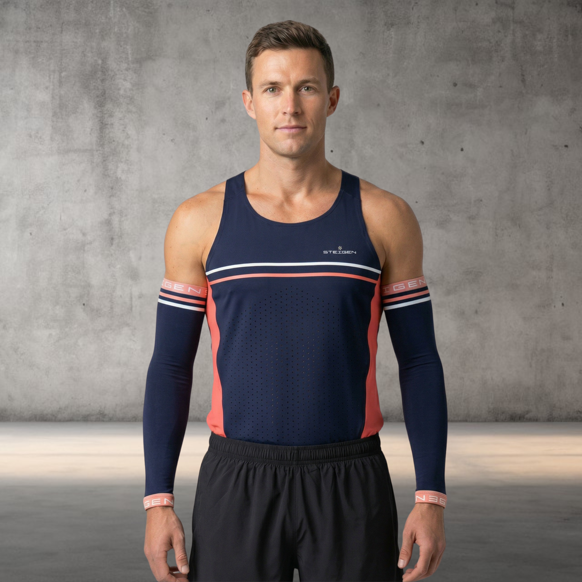 Steigen Navy Arm Socks