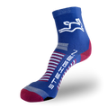 Rabbit Blue Running Socks ½ Length