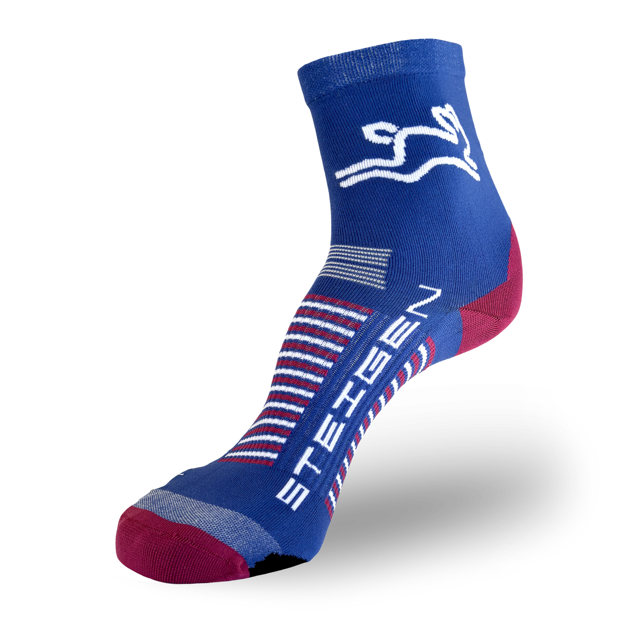 Rabbit Blue Running Socks ½ Length