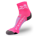 Rabbit Pink Running Socks ½ Length
