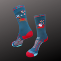 Santa’s Sleigh Running Socks ¾ Length
