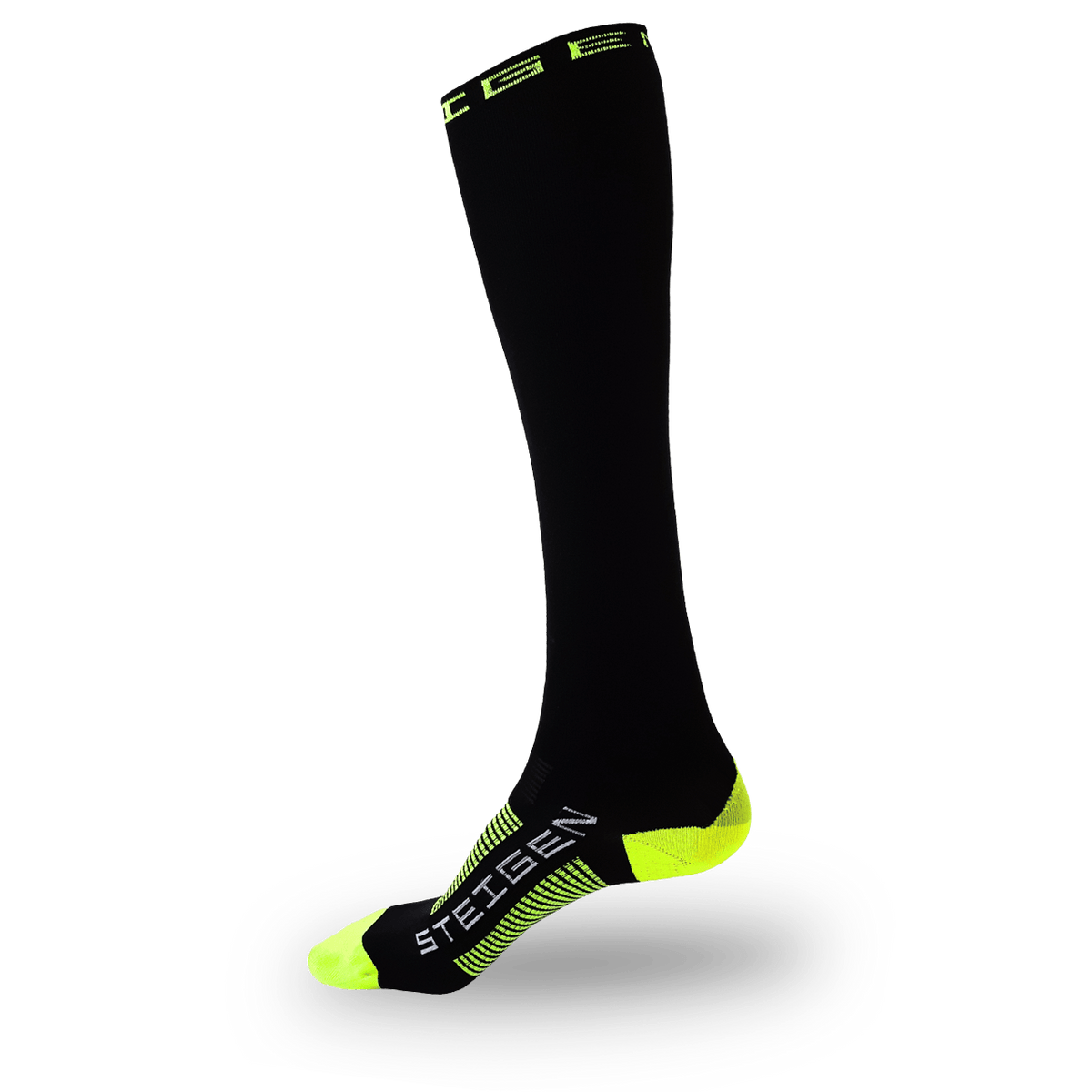 Black Running Socks Full Length