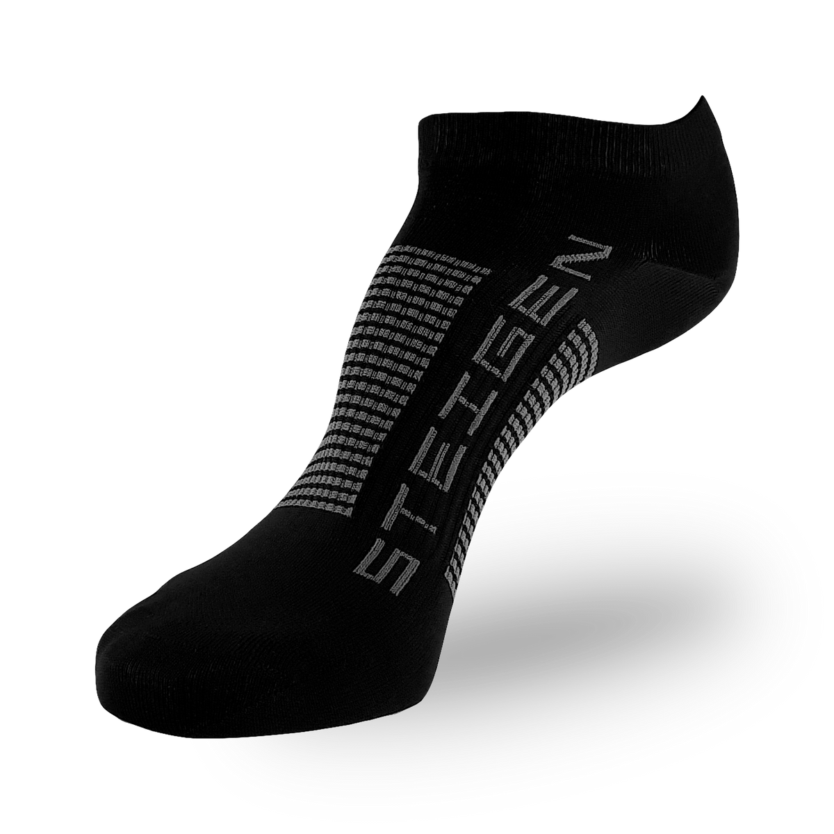 Black Running Socks Zero Length