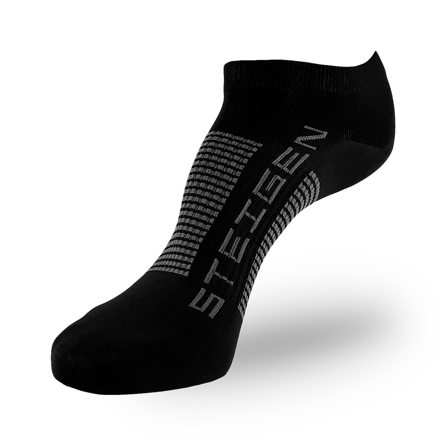 Black Running Socks Zero Length