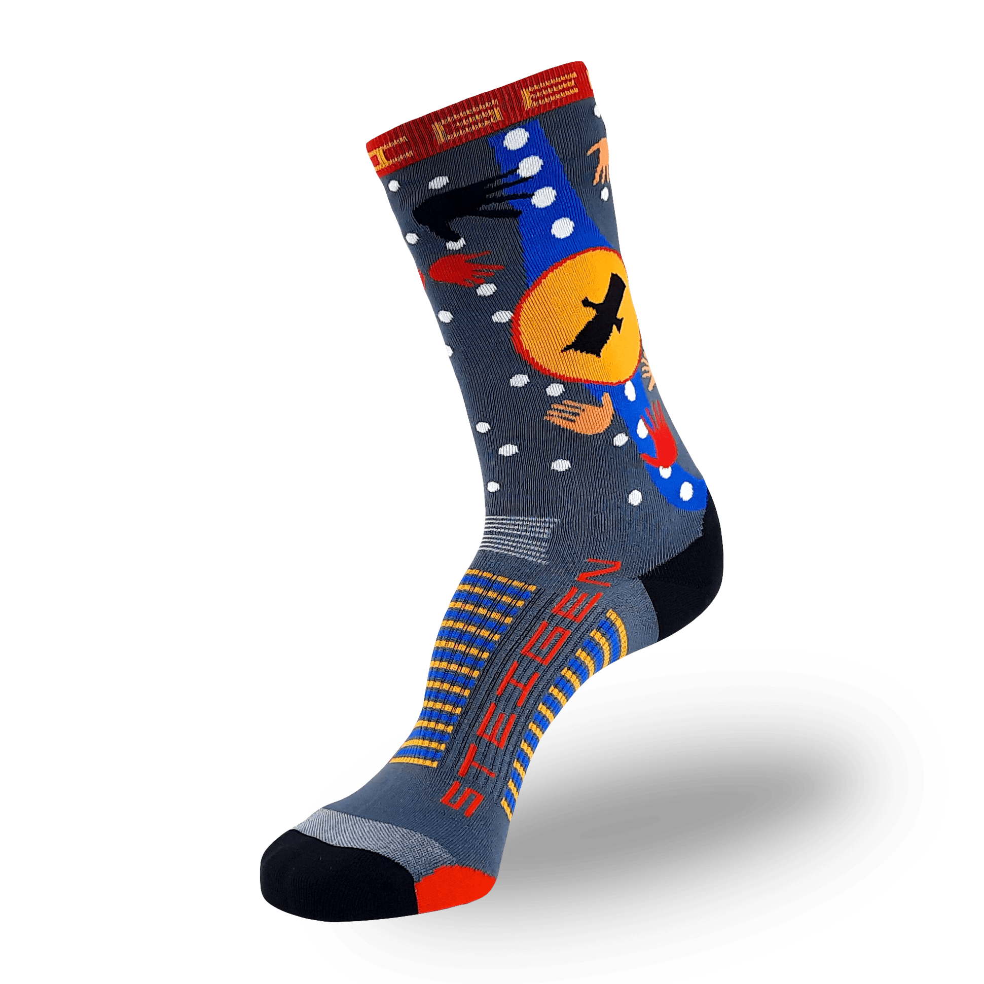 Bunjil the Creator Running Socks ¾ Length