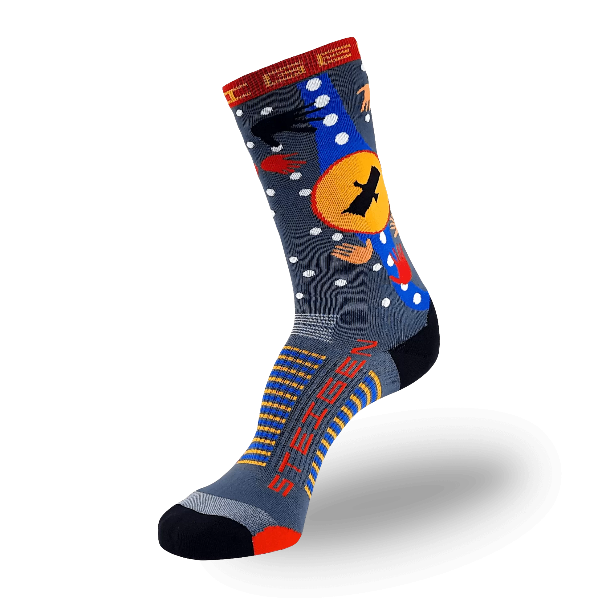 Bunjil the Creator Running Socks ¾ Length