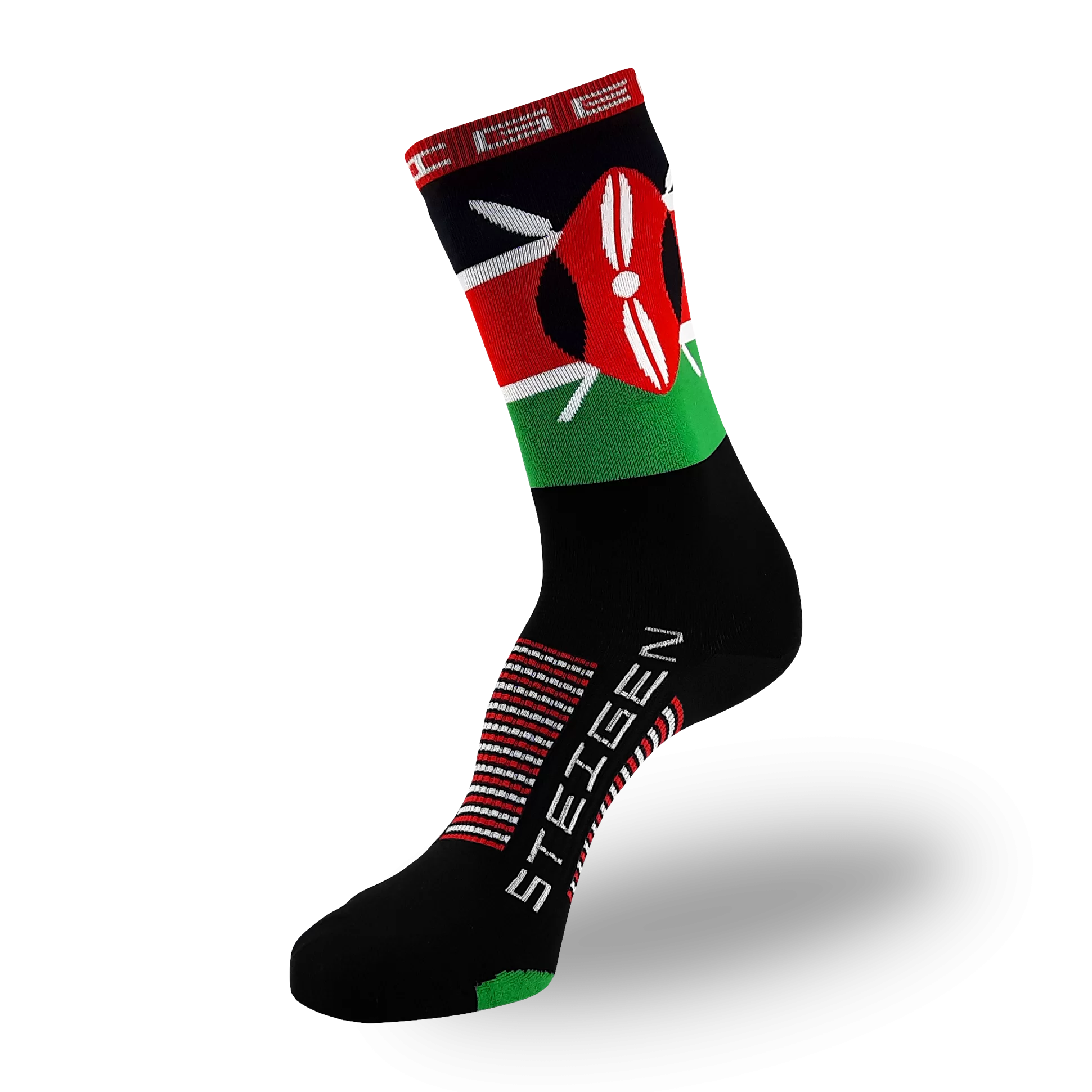 Kenya Running Socks ¾ Length