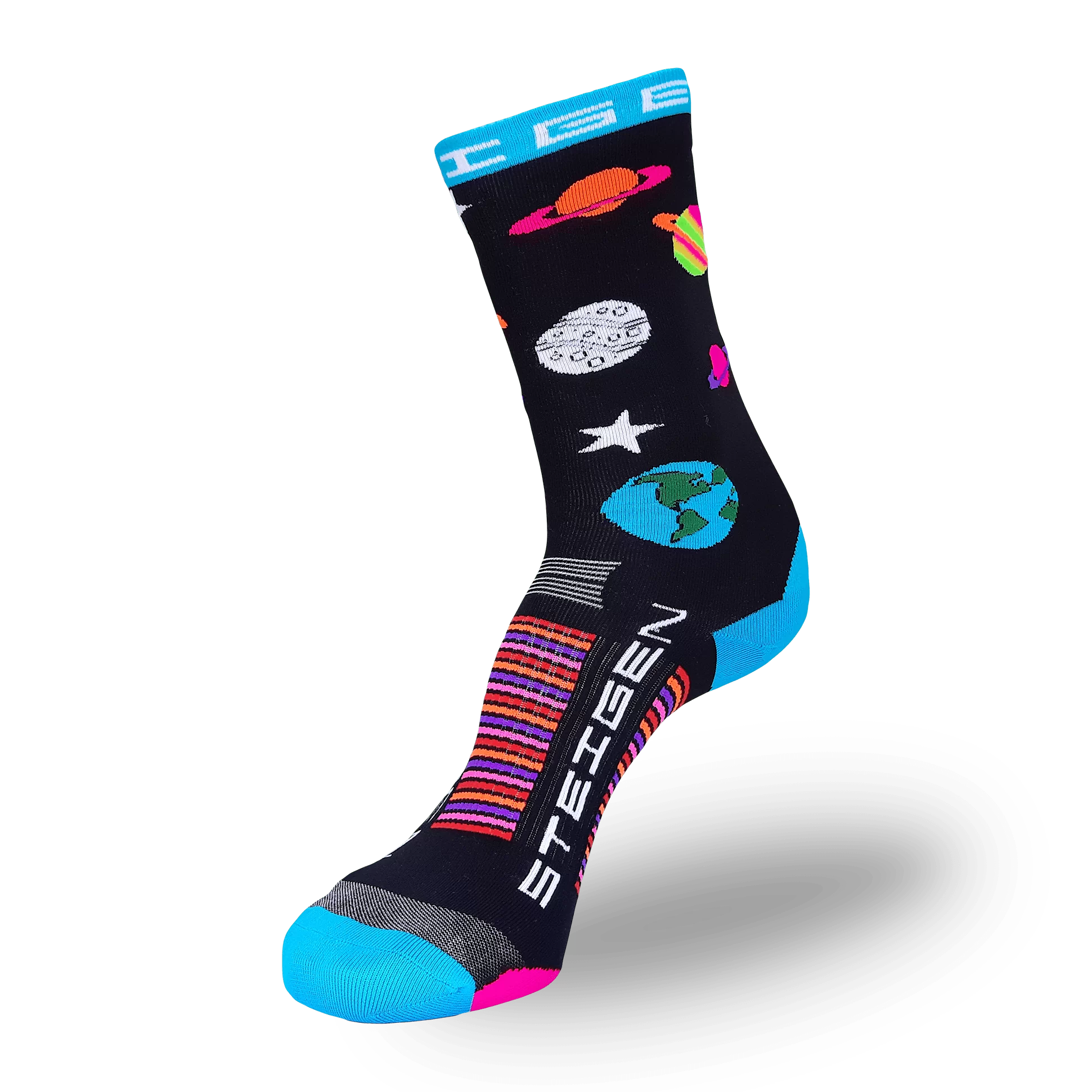 Solar System Running Socks ¾ Length