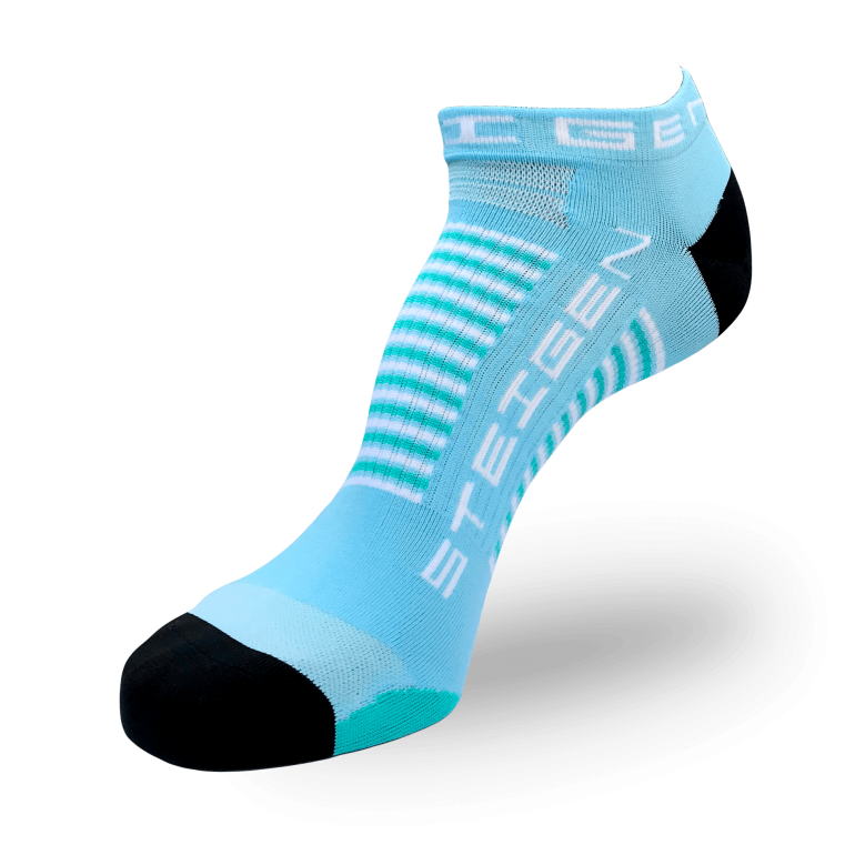 Baby Blue Running Socks Zero Length