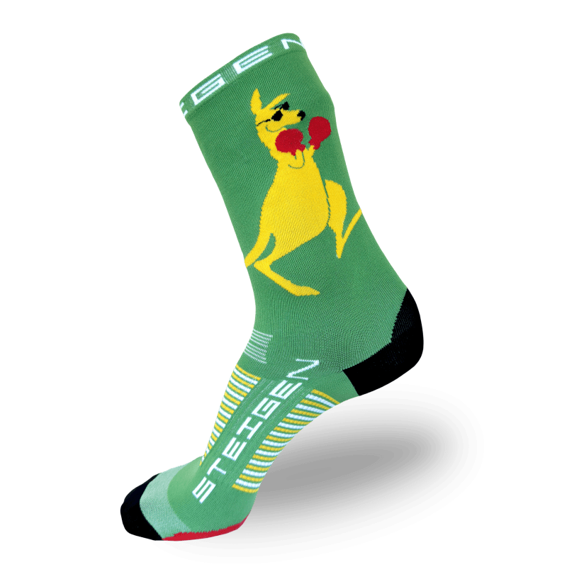 Boxing Kangaroo Running Socks ¾ Length
