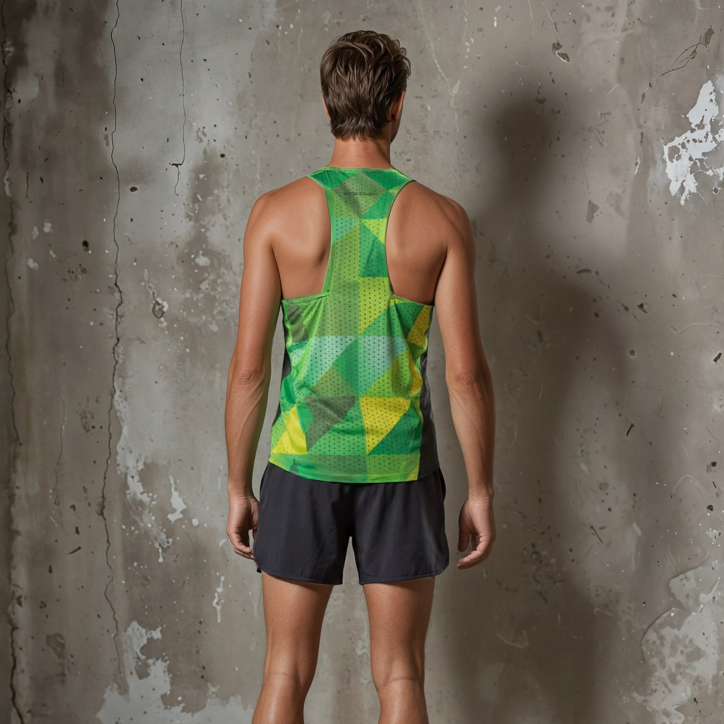 Green Machine K2Pro Running Singlet - Image 2
