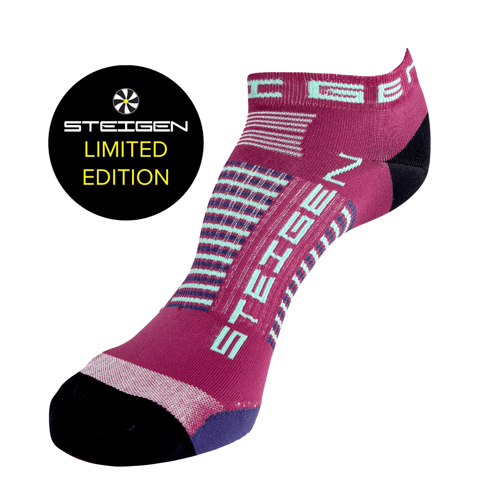 Maroon Running Socks Zero Length