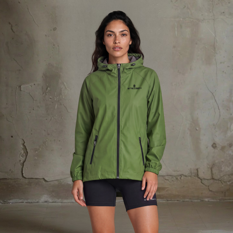 Steigen Green Waterproof Jacket