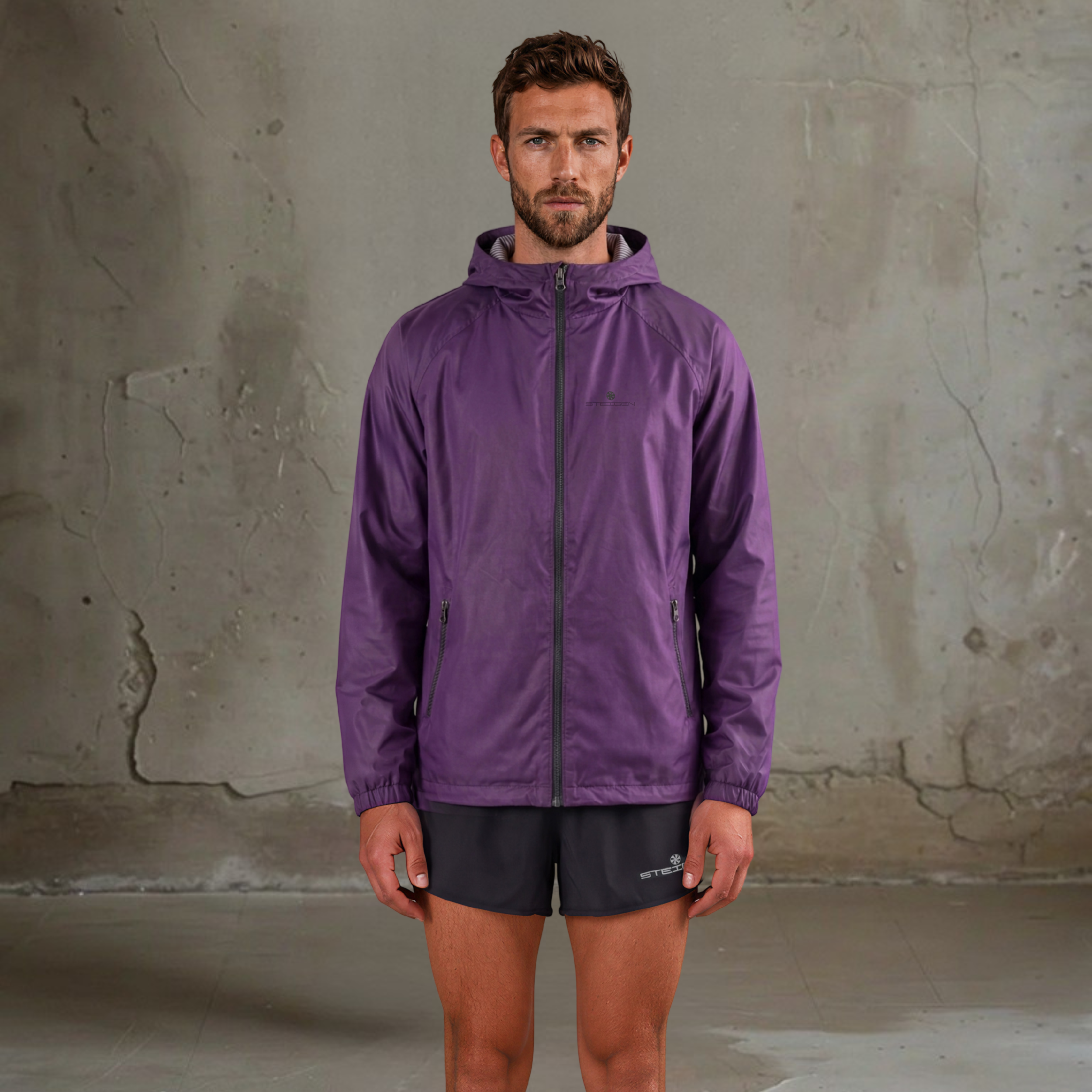 Steigen Violet Waterproof Jacket