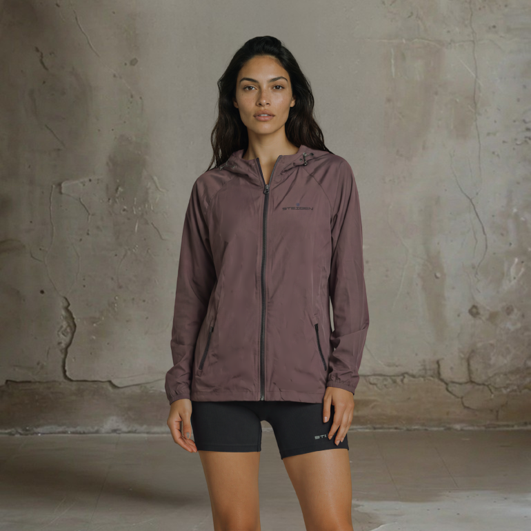 Steigen Brown Shell Windbreaker Jacket